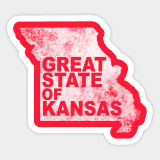 Great State of Kansas Sticker